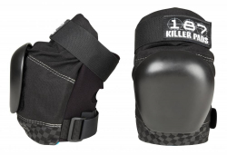 187 Killer Pro Derby Knee Pads M size Black