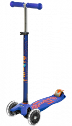 Micro Maxi Deluxe LED ( Luminous wheels ) (Blue/Red)