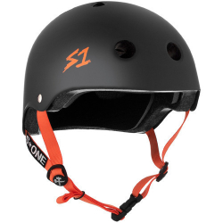 S-One V2 Lifer Helmet S Black matte Orange straps