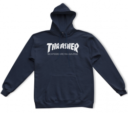 Thrasher Hoodie Skate Mag Navy S size