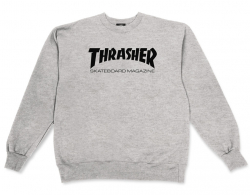 Thrasher Crewneck Skate Mag Grey L size