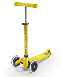 Micro Mini Deluxe LED ( Luminous wheels ) (Yellow)