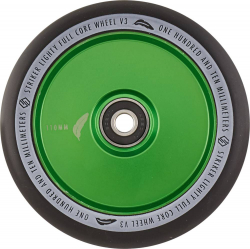 Striker Lighty Full Core V3 Black Pro Scooter Wheel 110mm Green