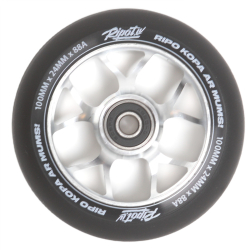 Ripot.lv Signature Pro Scooter wheel 100mm Silver