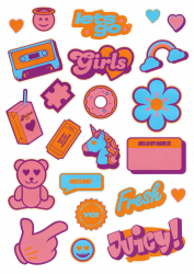 Sticker pack Girls