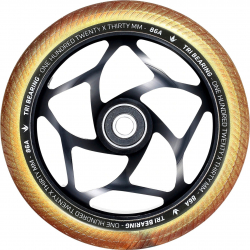 BLUNT WHEEL TRI BEARING 120MM x 30MM (Brown_Dark)