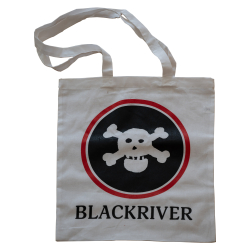 Blackriver Tote Bag Skull white