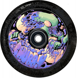 Chubby SpaceBoys Purple-Black Glitter 110mm