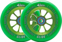 River Glide Green Pro Scooter Wheels 2-Pack