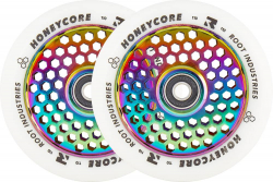Root Industries Honeycore Wheels White 110mm Neochrome