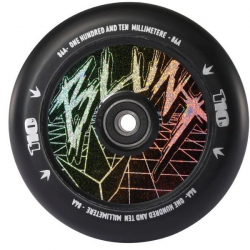 BLUNT WHEEL 110 MM HOLLOW CORE/HOLOGRAM (Green/Black)