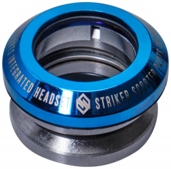 Striker Integrated Headset Blue Chrome