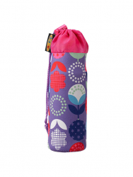 Micro Bottle Holder Floral Dot Purple