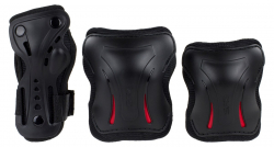 SFR Triple Pads Set AC760 L size red-Black