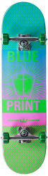 Blueprint Complete skateboard 8" Green/Pink