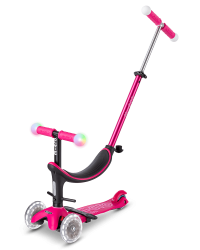 Micro Mini2Grow Deluxe Magic LED scooter pink
