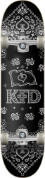 KFD Bandana Complete Skateboard 8 Black