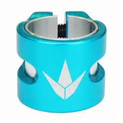 Blunt Clamp 2 Bolts Twin Slit LightBlue