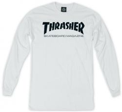 Thrasher Longsleeve Skate Mag White M size