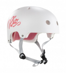 Rio Roller Script Helmet White