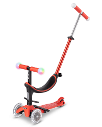 Micro Mini2Grow Deluxe Magic LED scooter red