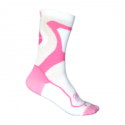 FR - NANO SPORT SOCKS WHITE-PINK 36-38