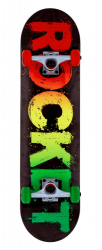 Rocket Complete Skateboard 8 Rasta