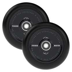 Fuzion Hollowcore Wheels Thiccboys 110mm Black