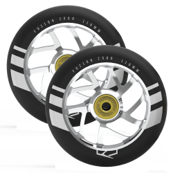 Fuzion Flight Wheels 110mm 2-pack Silver