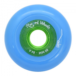 RECORD WHEELS BLUE 80mm 1 set