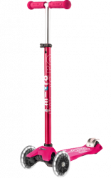 Micro Maxi Deluxe LED ( Luminous wheels ) (Pink)