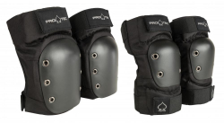 Pro-tec Pads Street Double Pad Set Black S