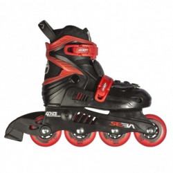 Seba Junior Inline Skates Black/Red 27-30 size