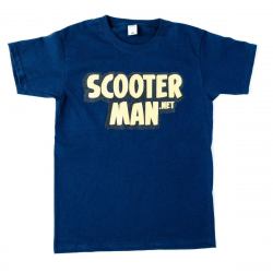 Scooterman.net T-shirt Blue XL