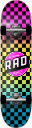 RAD Dude Crew Skateboard Neon Fade