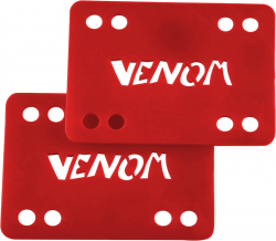 Venom 1-8 Risers set of 2 Red