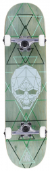 Enuff Geo Skull Complete Skateboard (GreenLight)