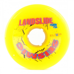 Seismic 75mm LANDSLIDE Wheels  (Yellow)