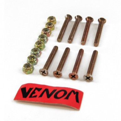 Venom Redheads truck bolts 8 pack