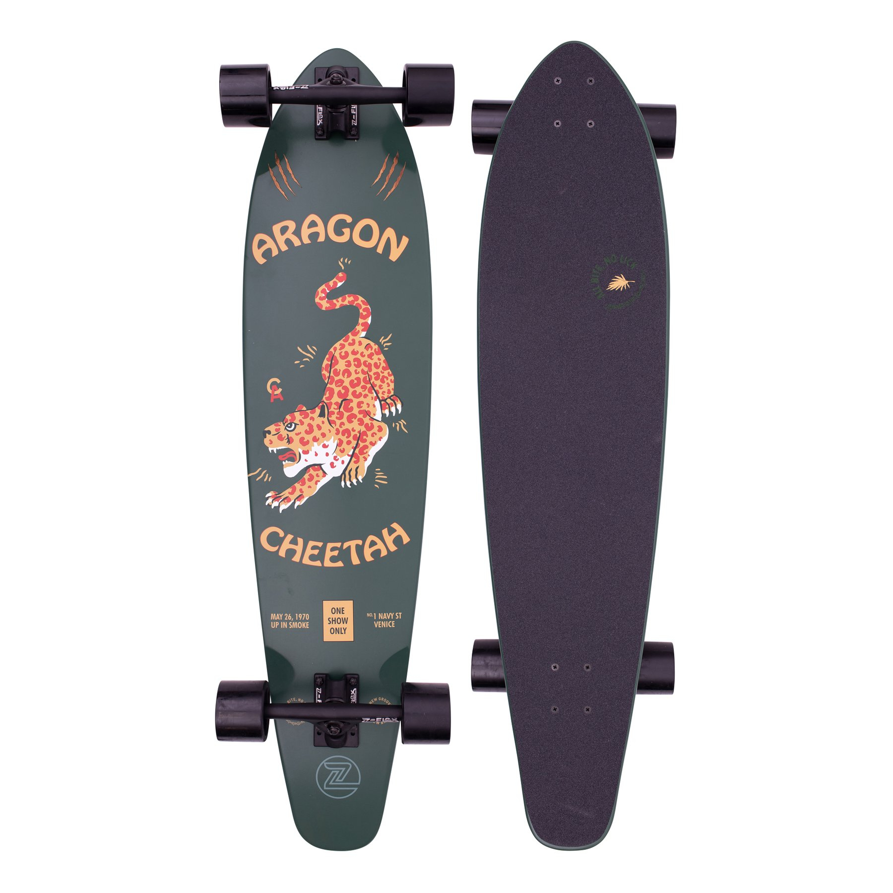 Z-Flex Longboard Aragon Cheetah Roundtail 38