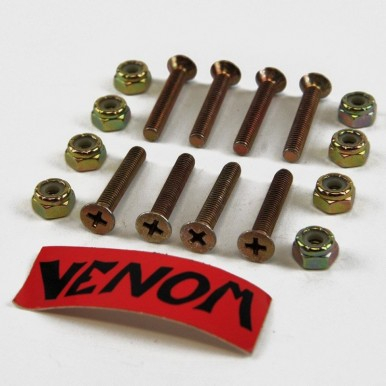 Venom Redheads truck bolts 8 pack