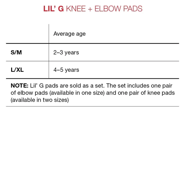 G-Form Lil'G Knee and Elbow Guard Set