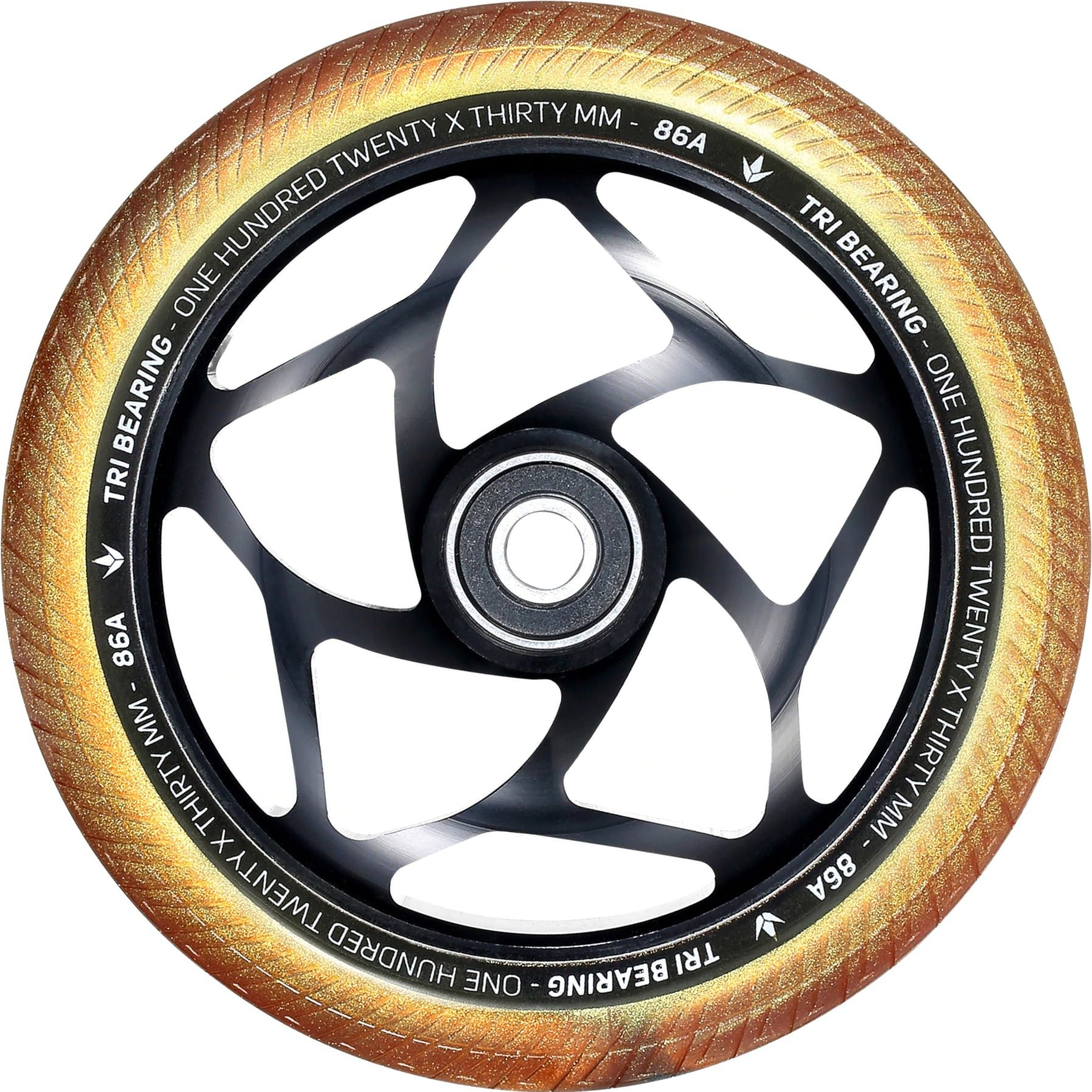 BLUNT WHEEL TRI BEARING 120MM x 30MM
