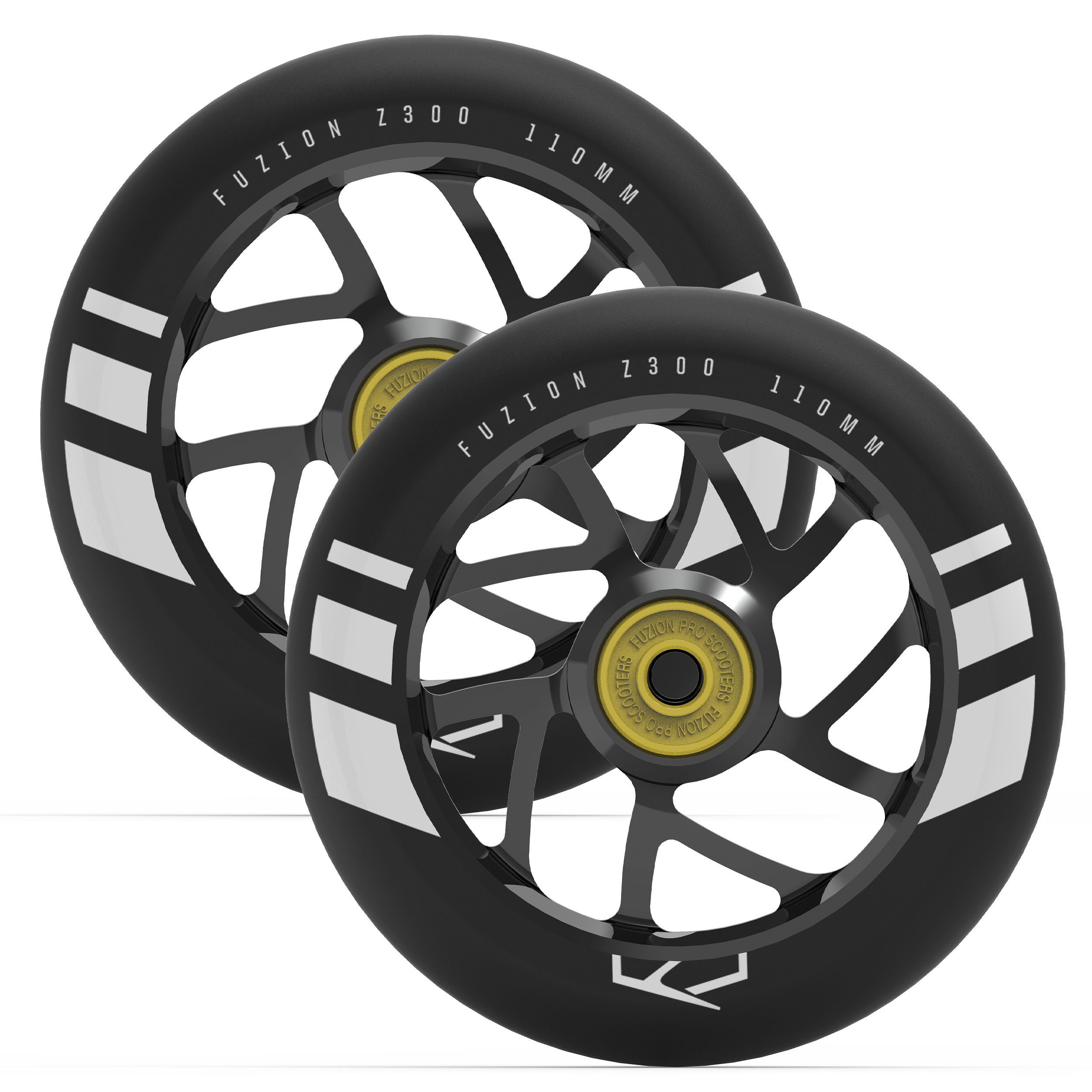 Fuzion Flight Wheels 110mm 2-pack