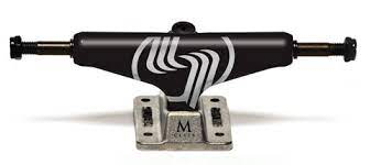 Silver M-Class trucks for skateboard (2.pcs)