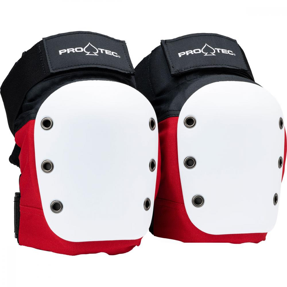Pro-Tec Knee Pads Open Back Red