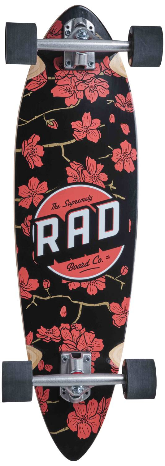 RAD Mini Pintail Longboard Cherry Blossom