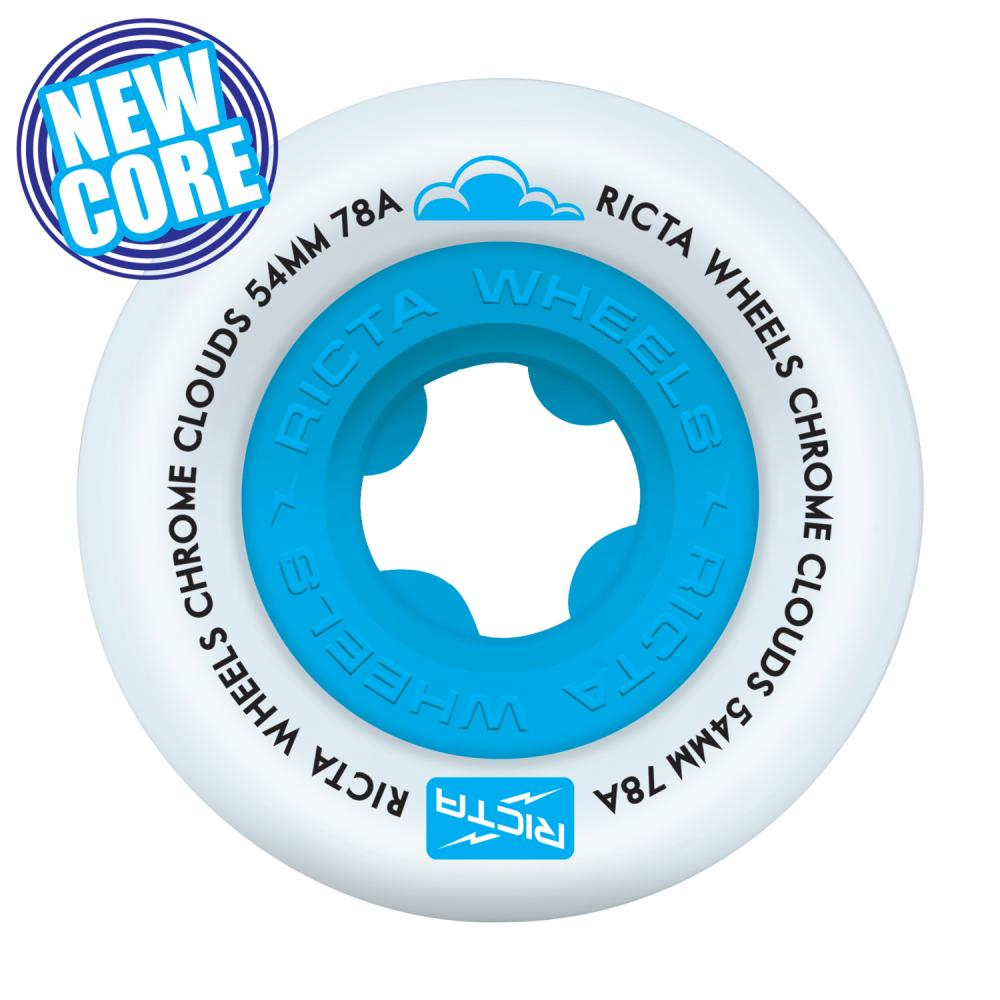 Ricta Chrome Clouds Wheels 54mm