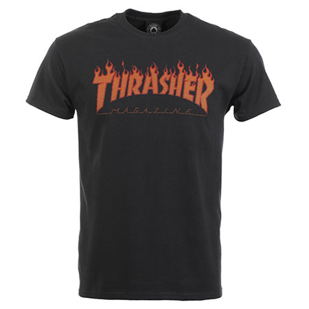 Thrasher T-shirt Flame Halftone