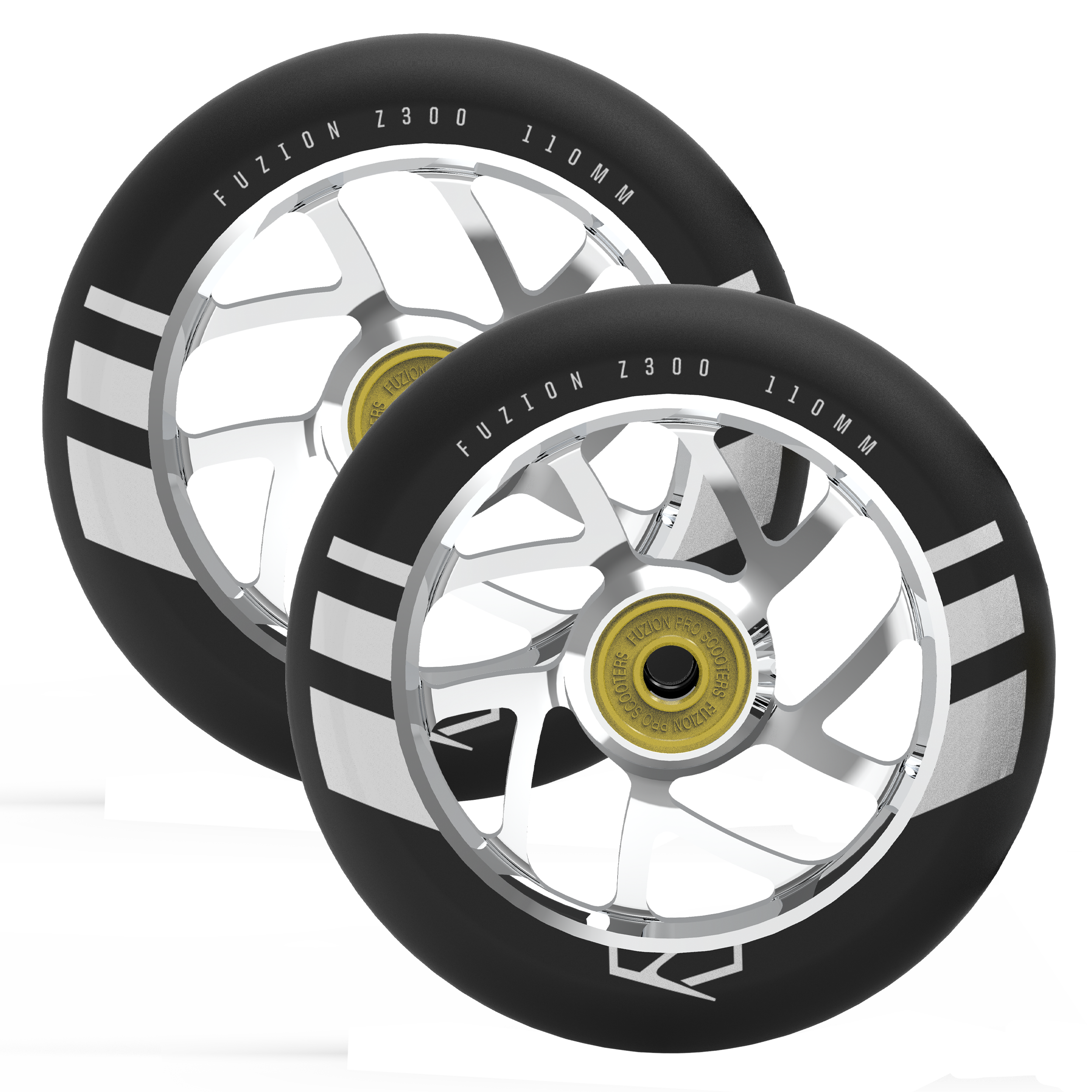 Fuzion Flight Wheels 110mm 2-pack